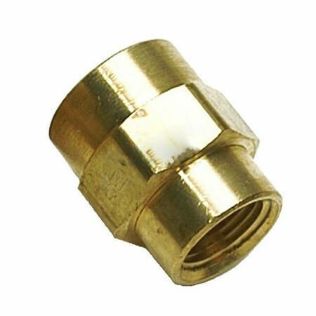 AMERICAN IMAGINATIONS 0.25 in. x 0.125 in. Round Brass Reducing Coupling AI-38724